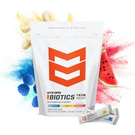 MTN OPS Biotics STM Probiotic Supplement for Gut Health, Digestion & Immunity Support - Sugar-Free, Natural Flavor, Variety Pack, 30 Servings - Best Probiotics for Digestive Health & Immune System
