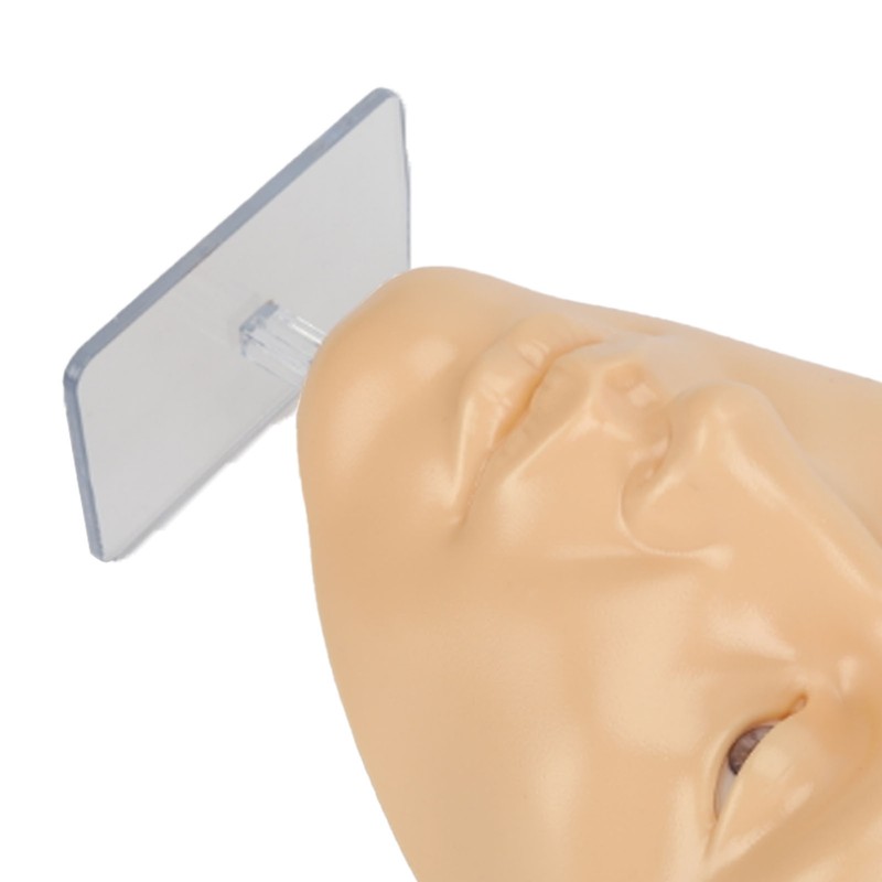 5D Silicone Makeup Practice Face Teaching Face Eye Cosmetic Mannequin