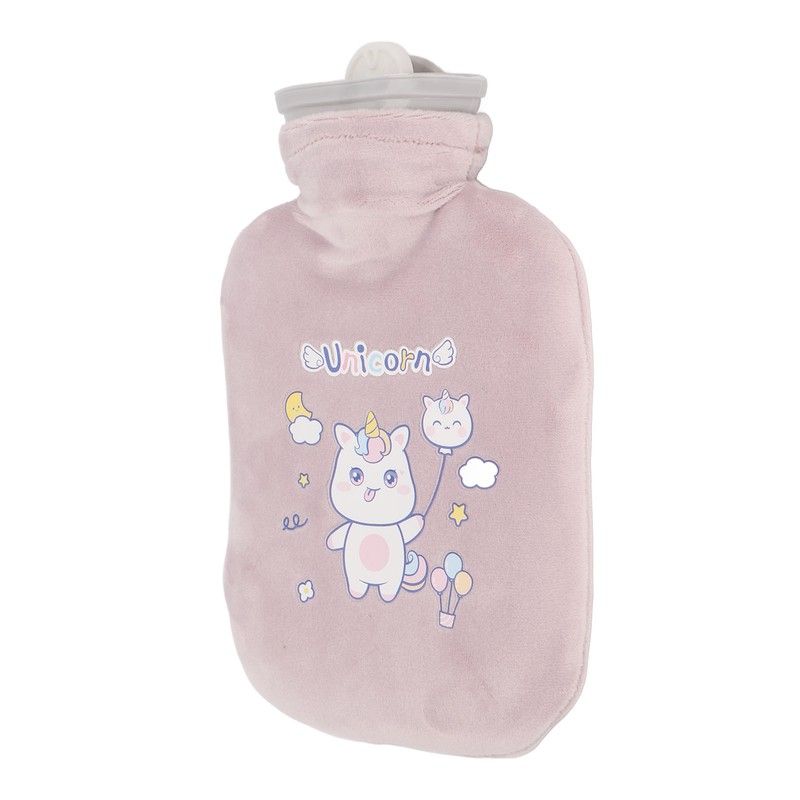 Hot Water Bottle with Soft Cover Student Home Portable Cute