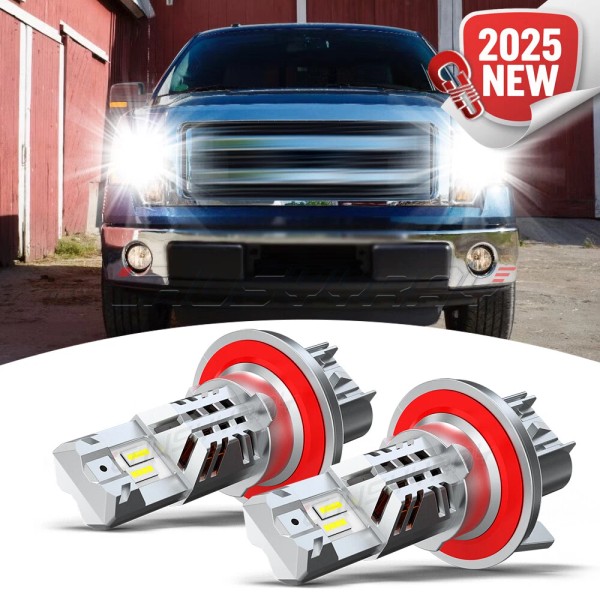 CHUSYYRAY Upgrade 2PCS H13 9008 LED Headlight Hi/Lo Beam Bulbs,1:1