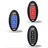 ontto 3-Button Car Key Case Cover for Nissan 370Z Qashqai