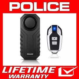 POLICE Bike Alarm Motorcycle Scooter Anti Theft Security System With Remote