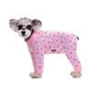 Small Dog Clothes,Elastic Pet Onesie Protect Joints Anti-hair Anti Licking