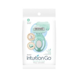 Schick INTUITION Go - Maquinilla de afeitar desechable para piel sensible, 1 unidad, maquinilla de afeitar para piel sensible, maquinilla de afeitar d