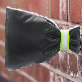 Outside Tap Covers for Winter, Large Tap Cover for Outdoor Taps, Outside Tap Cover Frost Protector, Waterproof Thickened Insulated Thermal Tap Jacket Protects Your Tap from Freezing Bursting - Black