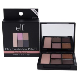 e.l.f. Cosmetics Clay Eyeshadow Palette, Saturday Sunset