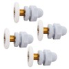 Gativs Pack of 4 Shower Cubicle Rollers, Replacement Parts, Shower