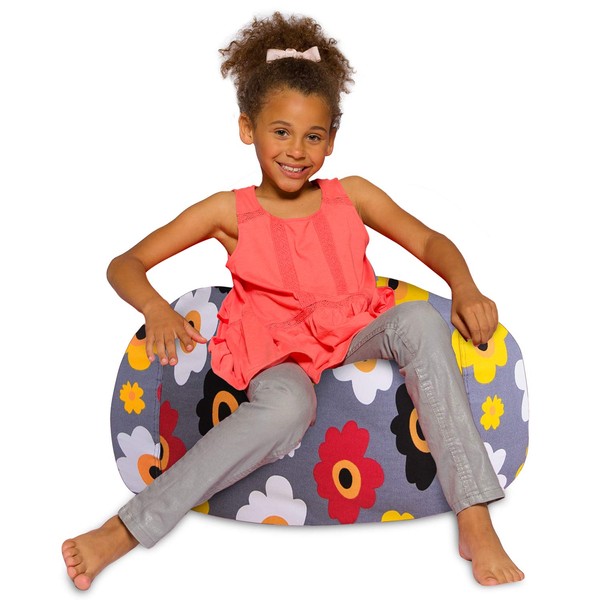 Posh Creations Bean Bag Chair for Kids, Teens, and Adults