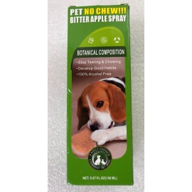Family Choice Pet No Chew!!!  Bitter Apple Spray Anti Chewing Botanical Composition 5.07 oz.