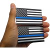 Riley Express 2x ALUMINUM Thin Blue Line Decal Sticker Car,