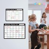 TMS Magnetic Whiteboard Planner Set | A4 Weekly & A3