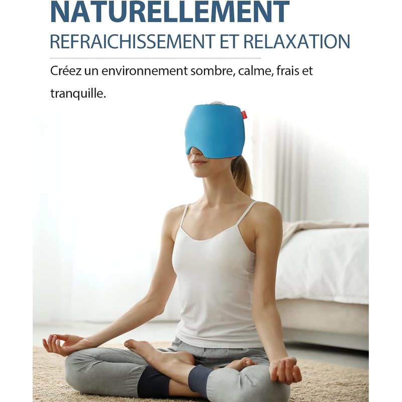 Comfytemp Migraine Relief Cap, Reusable, Mask Migraine and Headaches, Against