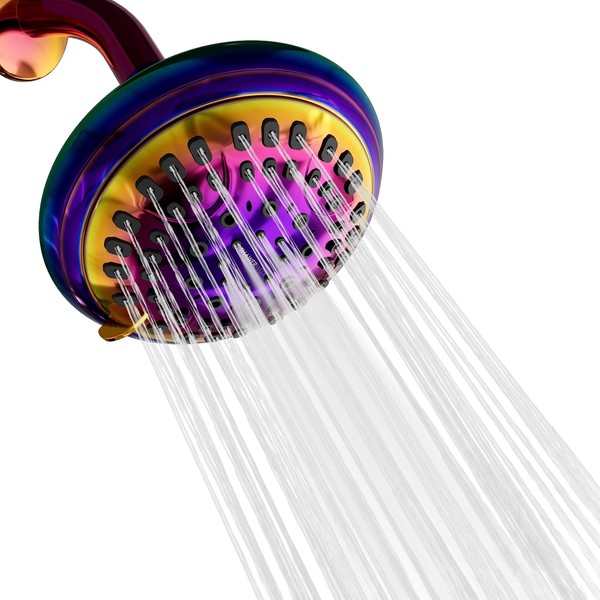 ShowerMaxx Luxury Spa Series Shower Head, 6 Spray Setting, 4.5