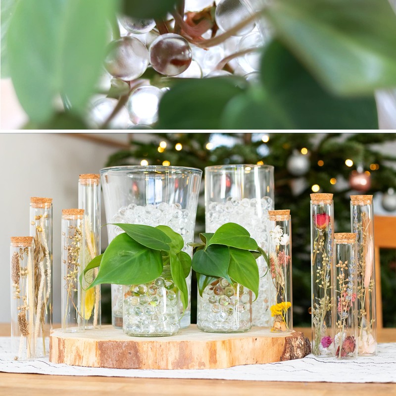 comforder Transparent Water Beads - Decorative Water Beads for Plants