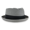 Hats in the Belfry Summer Straw Brad Jazz Small, Tea