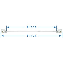 NECABLES 2Pack 8 Inch Short Phone Cord Short Telephone Cord Short Phone Line Cord RJ11 6P4C Male to Male for Landline