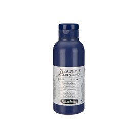 Schmincke - Akademie Acrylic Colour, Prussian Blue 250 ml, 23447027, Fine Artist Acrylic Paint, Brilliant, Highly Lightfast and Cadmium-Free, for Acrylic Painting, Mixed Media