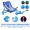 Pack of 4 80 mm Scooter Wheels, LED Scooter Replacement