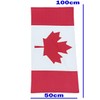 50×100cm Canada Flag Beach Towel,20×40inch Microfiber Canadian Maple Beach Towel,Medium
