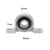 HOOWDAMY 2pcs KP001 12mm Inner Diameter Bore Bracket Pillow Block