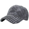 Miracroute Spring Autumn Winter Corduroy Fluffy Cap Unisex Warm Hat