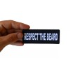 Ivamis Respect The Beard Patch- 4x1.5 inch - P6288