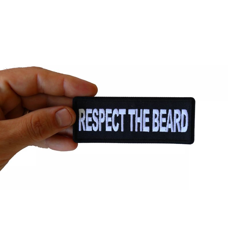 Ivamis Respect The Beard Patch- 4x1.5 inch - P6288