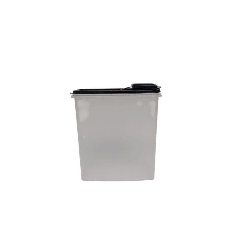 Tupperware Eidgenosse 2.8 Litres Black Transparent with Chute Storage Container