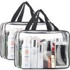 9 Pcs Clear Makeup Bag Set, Clear Makeup Bag Set,
