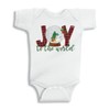 Snow Globe Joy to The World Baby Infant One Piece