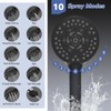 Hibbent Upgraded 13'' Shower Head Combo, High Pressure 5 Spray
