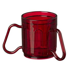 Medeci System 340ml Transparent Red Cup with Adjustable Handles