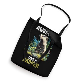 Badgers Awesome like a Badger Tote Bag