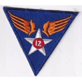 12th Air Force patch US Army Air Force USAAF real WWII make