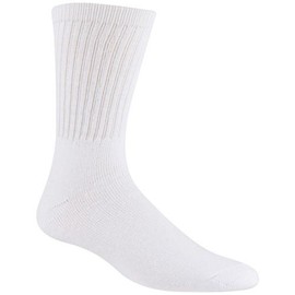 Railroad Sock 3 Pack White Work Crew With Welt Top