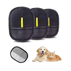 wxtylymxzdzq 3-Pack Pet Hair Remover Gloves – Remove Fur from Clothing, Furniture, Car Seats, Bedding & Upholstery – Reusable Lint Hair Remover Glove for Home, Car Interiors & Pet Owners