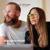 Solmoon Biohacking Brille - Blaulichtfilter Brille - Blaulichtfilter Brille Herren