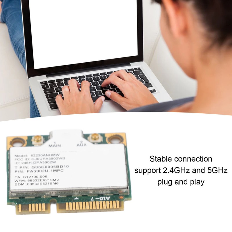 Wireless Network Card 300Mbps High Speed Transmission Support 2.4GHz and