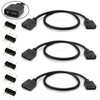 Jstincal (3-Pack) ARGB Extension Cable, 5V 3-Pin Addressable RGB Cable,