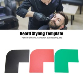 Mustache Sideburns Template, 3pcs Beard Shaping Tool Men Mustache Sideburns Guide Template Styling Tool Template for Beard Trimming Perfect Hairline