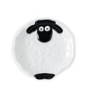 Kawaii Sheep Spoon Rest Ceramic, White Cute Animal Shape Kitchen