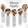 Full Shine Extensiones Cabello Natural 20pz Castaño Medio Con 16in