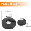 1/2 inch Outer Diameter Flange Water Pipe Cover Decoration Black