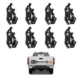 8PCS Shovel Mount for Roof Rack,Metal Rubber Clamp Mounting Kit Bracket Quick Release Axe Shovel Holder Wall Mount Kit for Truck Overlanding Gear Off Road Roof Rack Accessories Fit 0.67" to 1.57" Dia