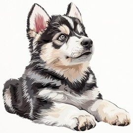 CafePress Alaskan Malamute Puppy Standard Size Playing Cards