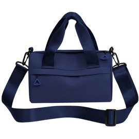 Small Gym Bag 9.5x4.7x5.5 Small Duffle Bag Waterproof Oxford Cloth Duffle Bag Handheld Gym Duffle Bag with Adjustable Strap Zipper Mini Gym Bag for Women & Men Dark Blue Mini Gym Bag for Women Gym B