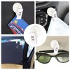 MEMOFYND Pack of 6 White Hooks with Suction Cups, Fixed