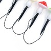 6PCS Solar Mushroom String Lights IP65 Waterproof LED Outdoor Mushroom