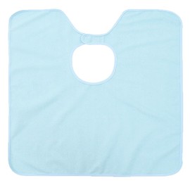 Suitcase Company Nursing Eating Hair Washing Apron, Back and Sleeping Velcro for Adults, Bib, Plain, Terry Cloth, Compact, Bedridden, Meal Assistance, Nursing Care, Blue, blue
