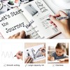 Gelanty Rollerball Pens, 16pcs Black Liquid Ink Ballpoint Gel Quick-Drying